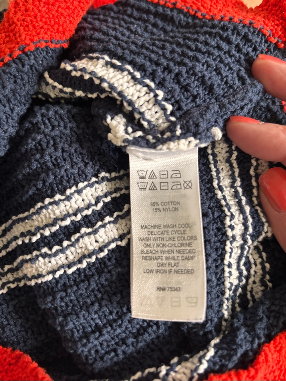 Striped Knit Sweater – Women's Size Medium - Picture 5 of 5